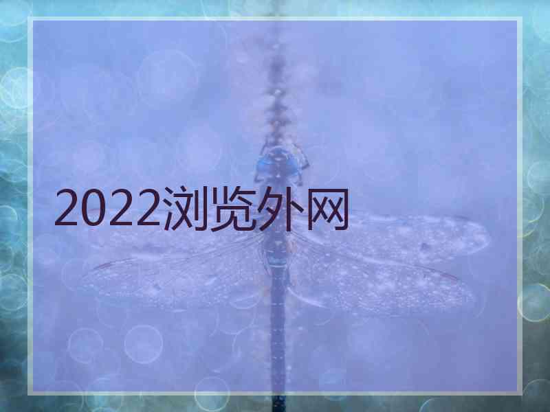 2022浏览外网