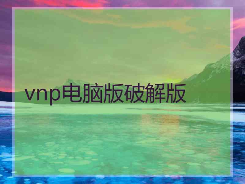 vnp电脑版破解版