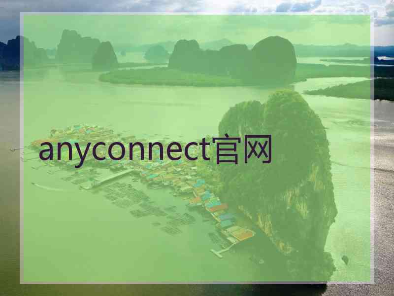 anyconnect官网