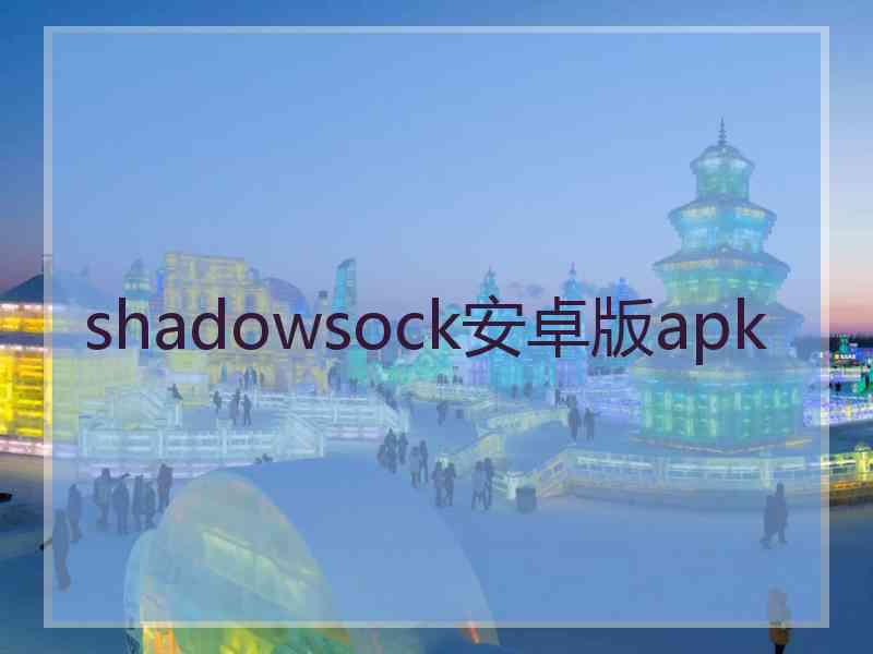 shadowsock安卓版apk