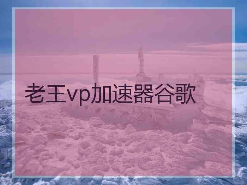 老王vp加速器谷歌