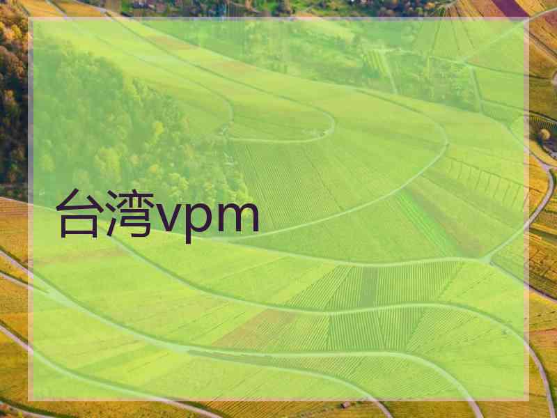 台湾vpm