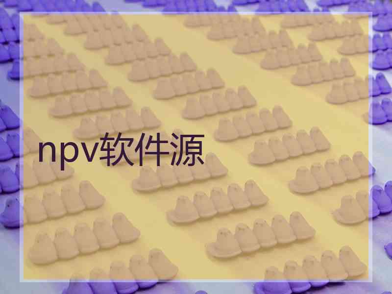 npv软件源