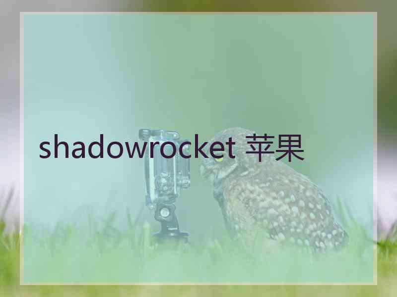 shadowrocket 苹果