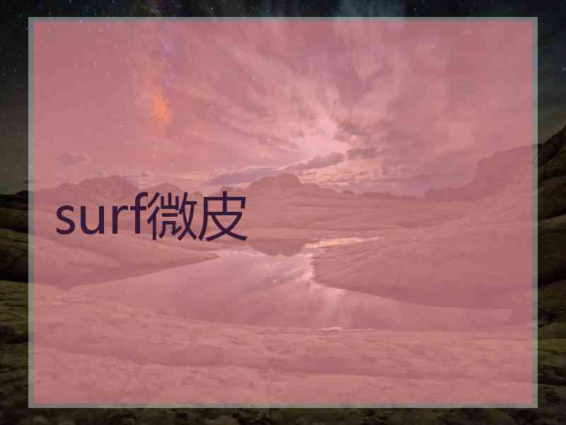 surf微皮