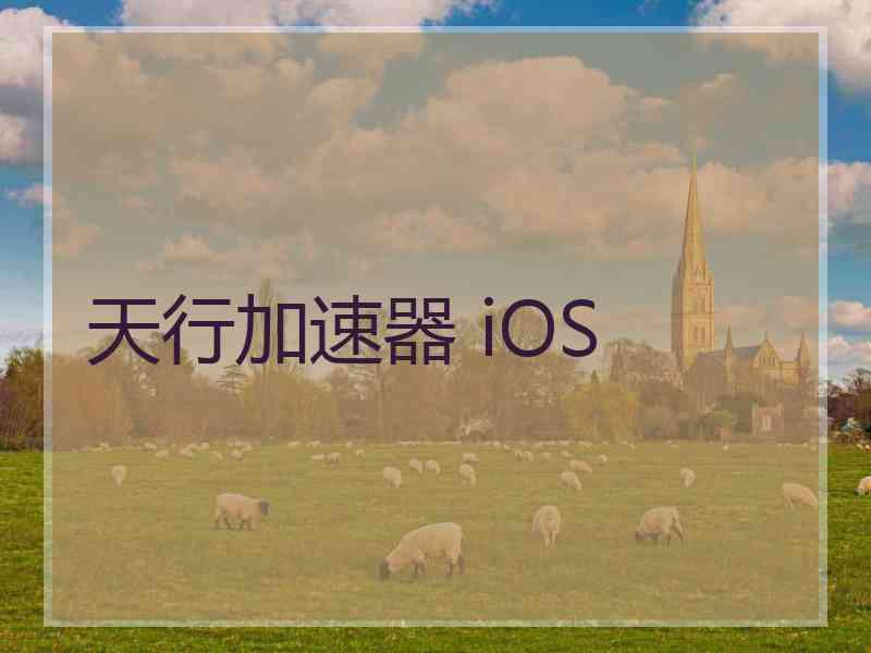 天行加速器 iOS