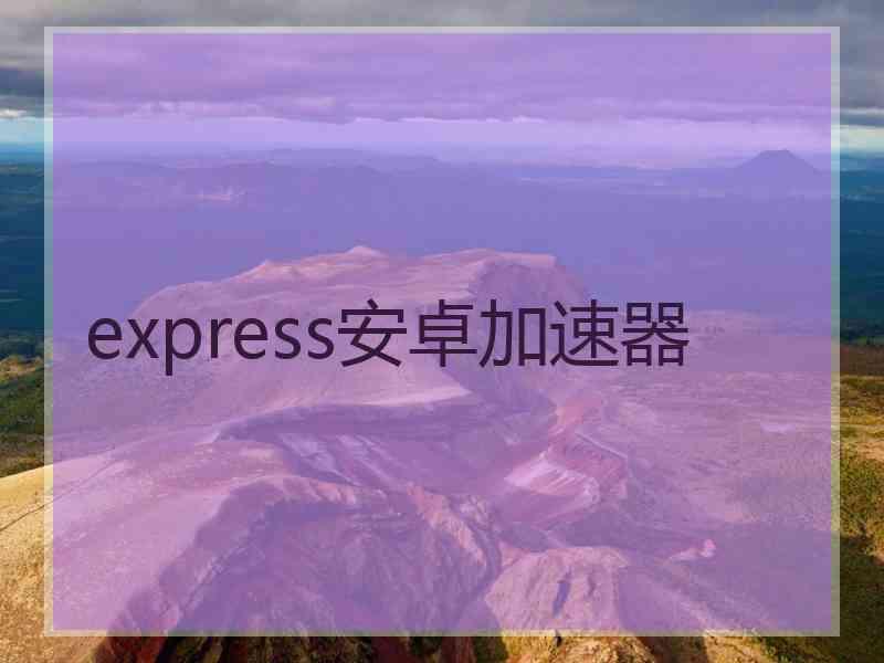 express安卓加速器