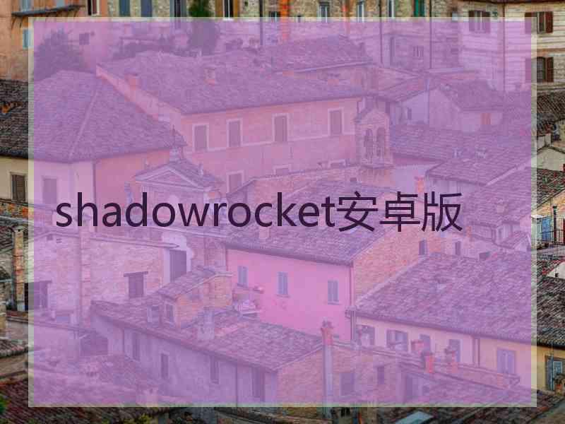 shadowrocket安卓版