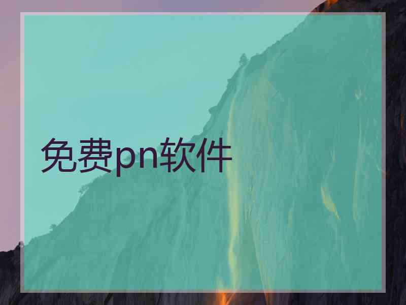 免费pn软件